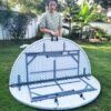 Round table 122cm ( fold in half)